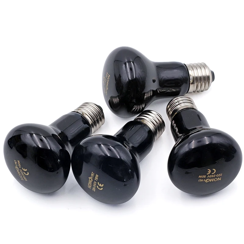 Pet Heating Lamp E27 Night Lamp For Amphibian Snake Lamp Heat Reptile Bulb UV Light 25W 50W 75W 100W AC220-240V
