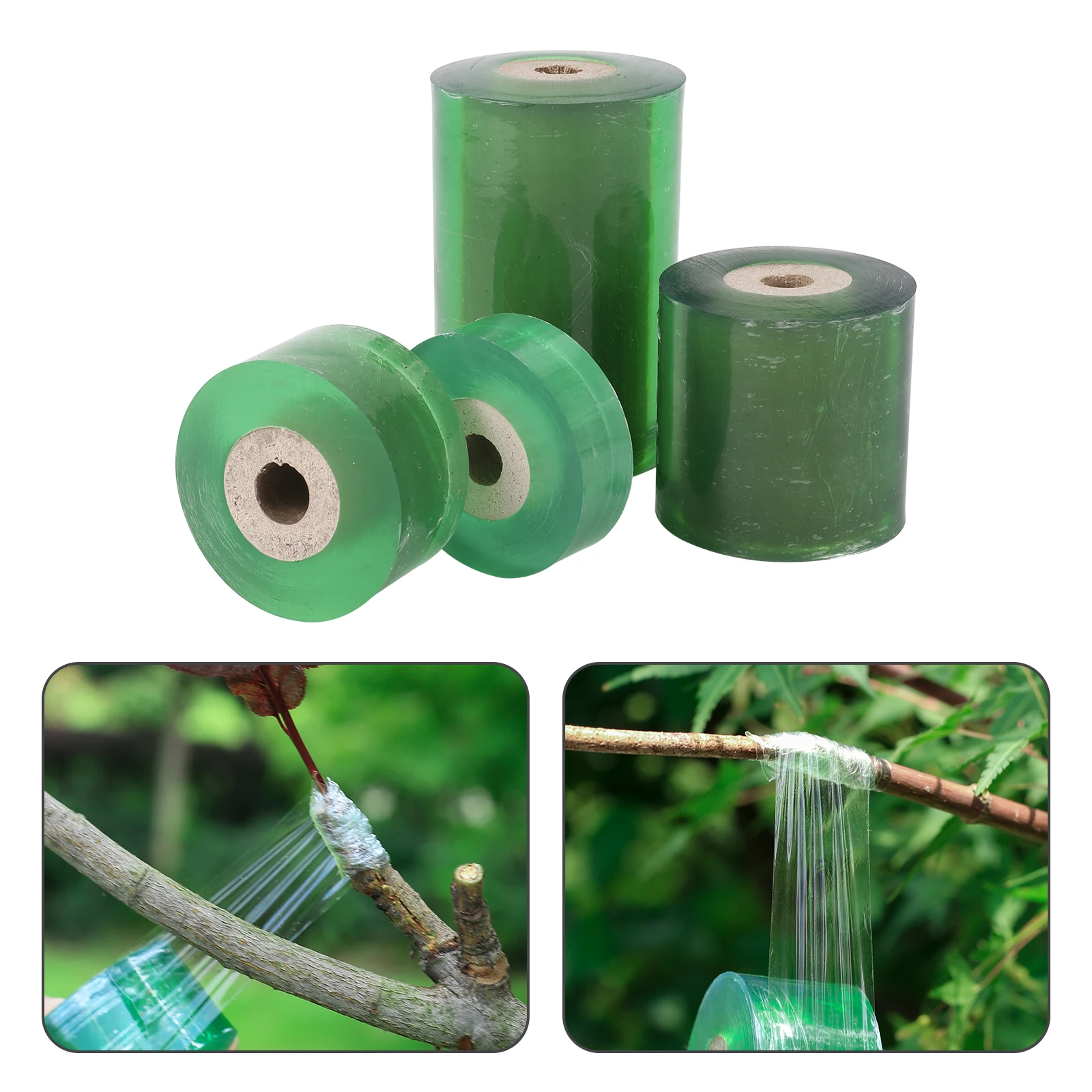 PE Grafting Tape Film Self-adhesive Garden Tree Plant Seedling Vine Tomato Grafting Accessories Stretchable 20/30/60/100mm Width