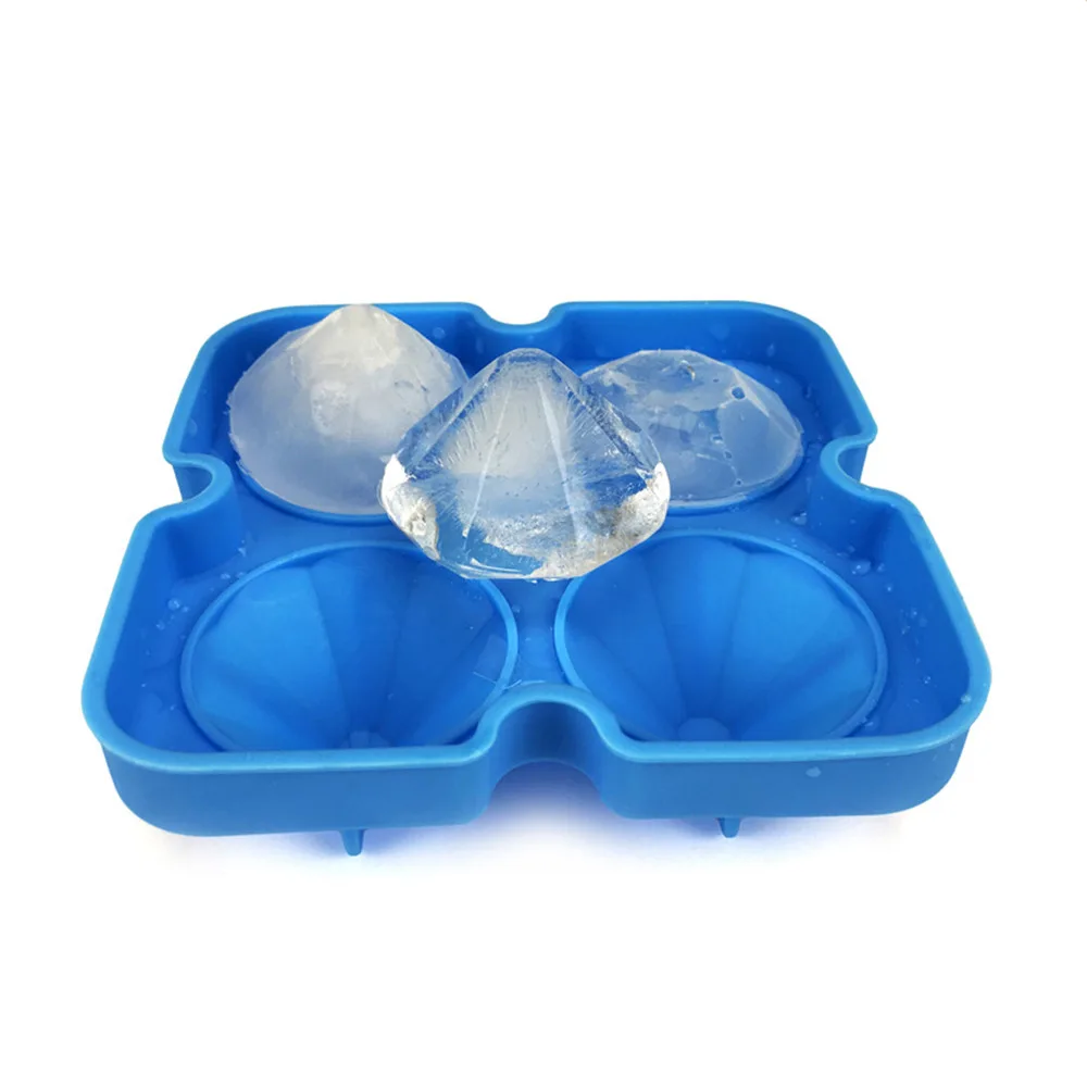 Silicone Mold Ice Cube Maker Chocolate Mould Tray Ice Cream DIY Tool 3D Form Whiskey Wine Cocktail Ice Cube Trays Molds