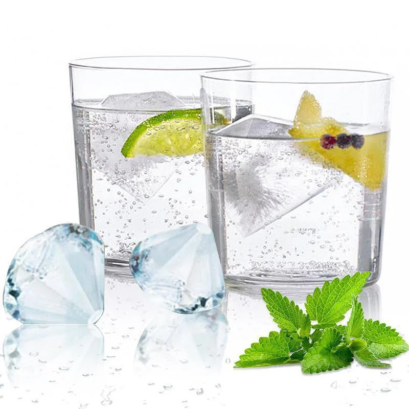 Silicone Mold Ice Cube Maker Chocolate Mould Tray Ice Cream DIY Tool 3D Form Whiskey Wine Cocktail Ice Cube Trays Molds
