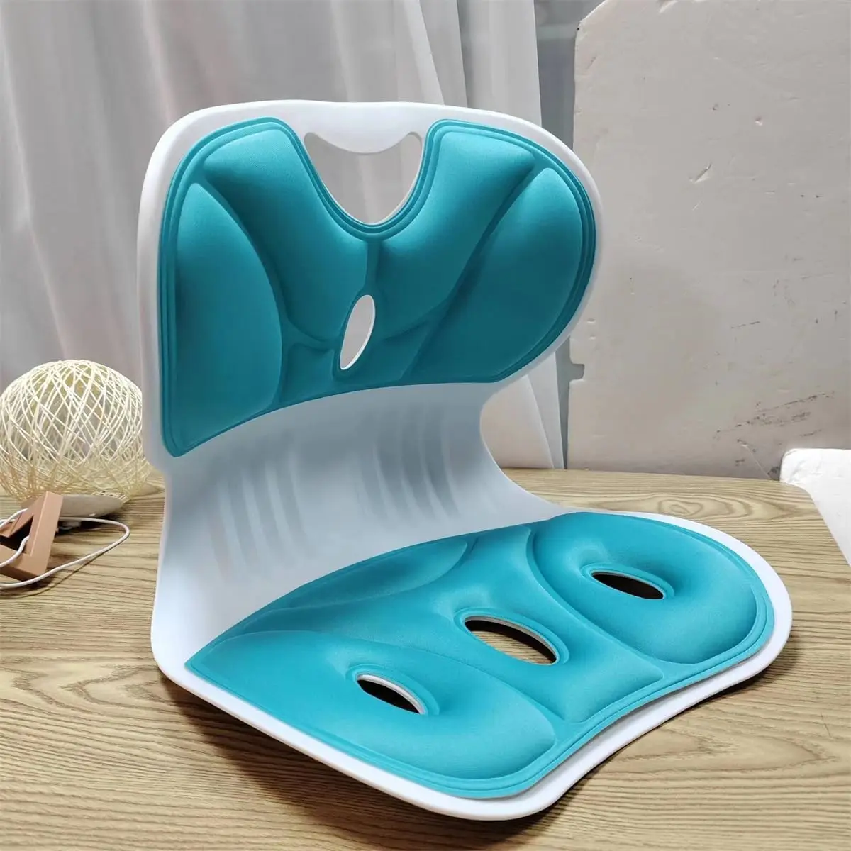 Lumbar Support Cushion with Back Integrated Sitting Posture Correction Back Support Cushion To Prevent Hunchback Cushion Chair